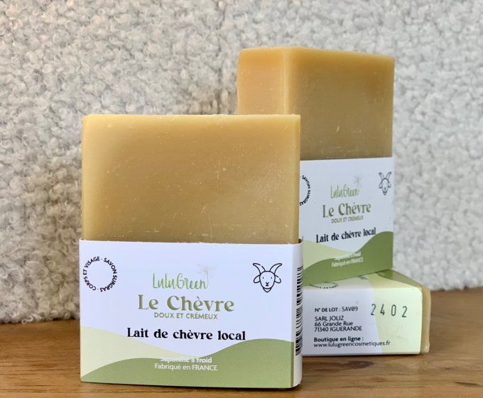 LE CHEVRE, savon au lait de chèvre "Nature"