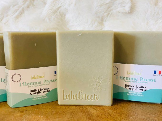 L'HOMME PRESSÉ, un savon aux ingrédients Français, pour prendre son temps