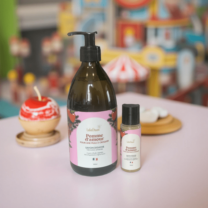 Savon douche Pomme d'Amour