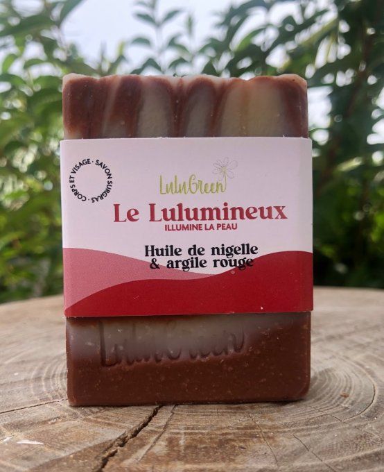 LE LULUMINEUX, à l'huile de nigelle et argile rouge, il illumine votre peau!