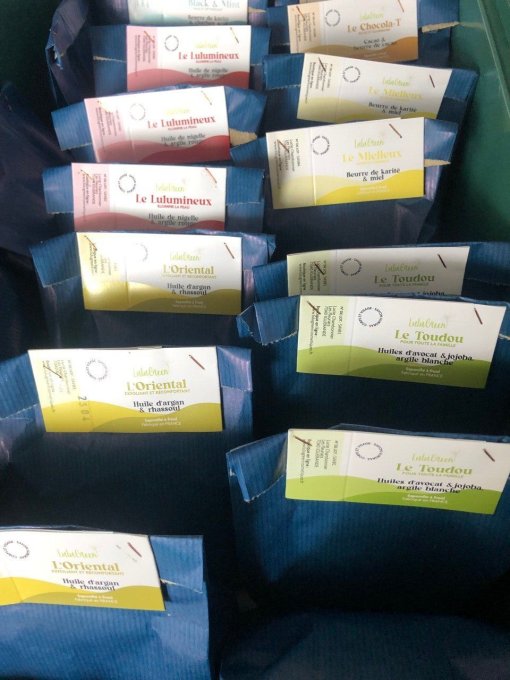 Lot de 300 g de chutes de savons GAMME FRANÇAISE