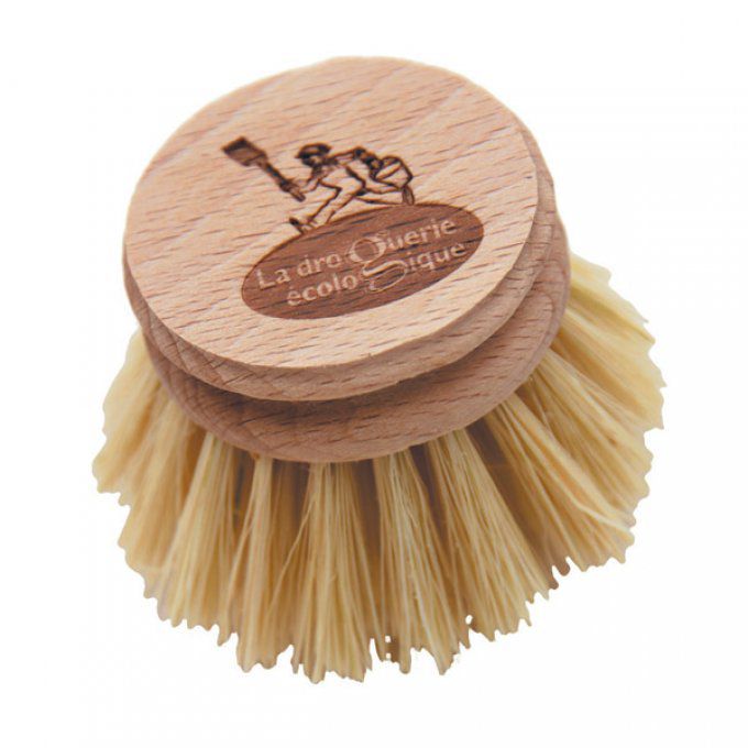 Brosse à vaisselle en Hêtre et fibre d'agave - Lulugreencosmetiques