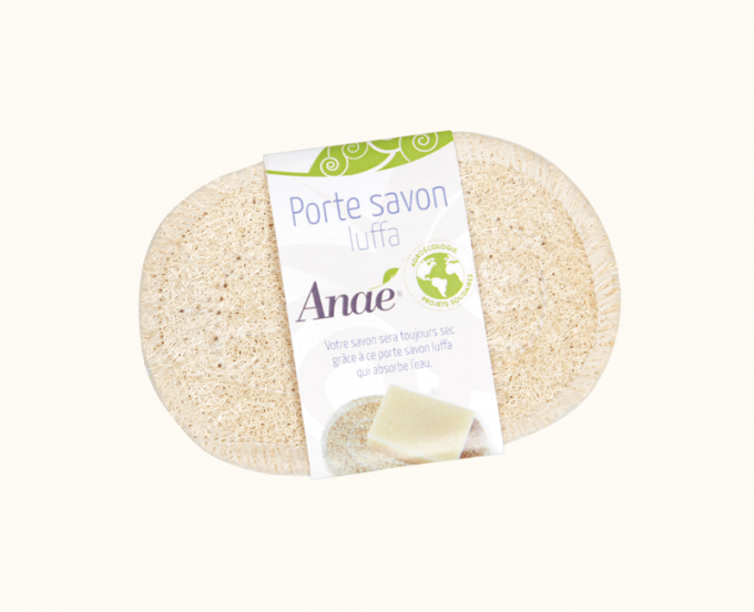 Porte savon luffa